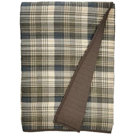 WOOLRICH Tasha Quilted Throw - Taupe WR50-1782